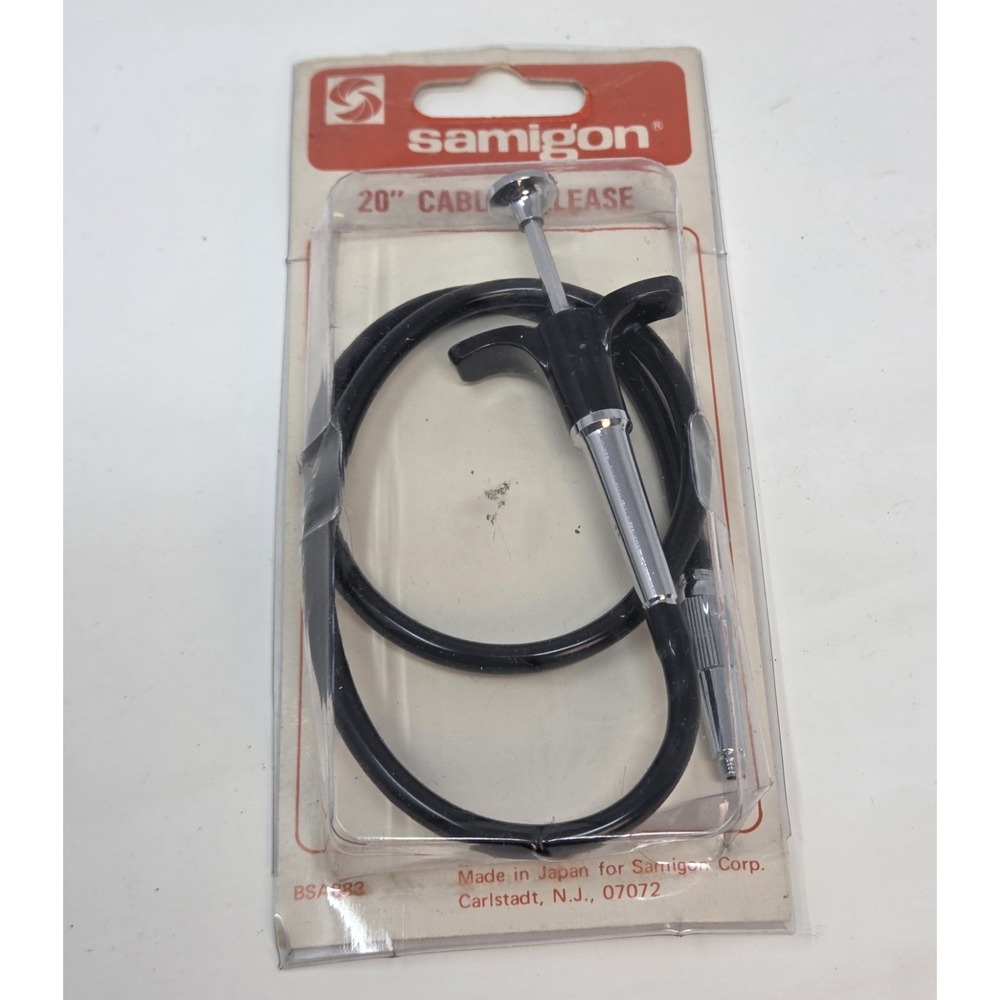 Samigon 20" Cable Release BSA883 NOS Vintage 35mm SLR Film‎ Camera Japan